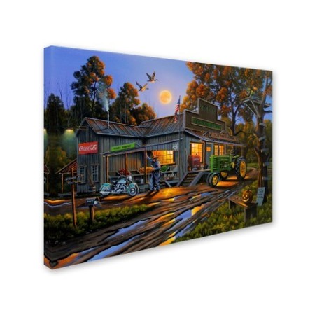 Trademark Fine Art Geno Peoples 'Smokeys General Store' Canvas Art, 18x24 ALI19503-C1824GG